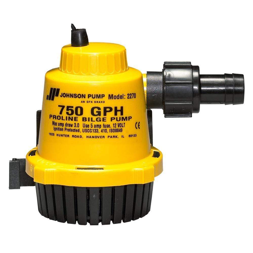 Johnson Pump Qualifies for Free Shipping Johnson Pump 750 GPH Proline Bilge Pump 22702