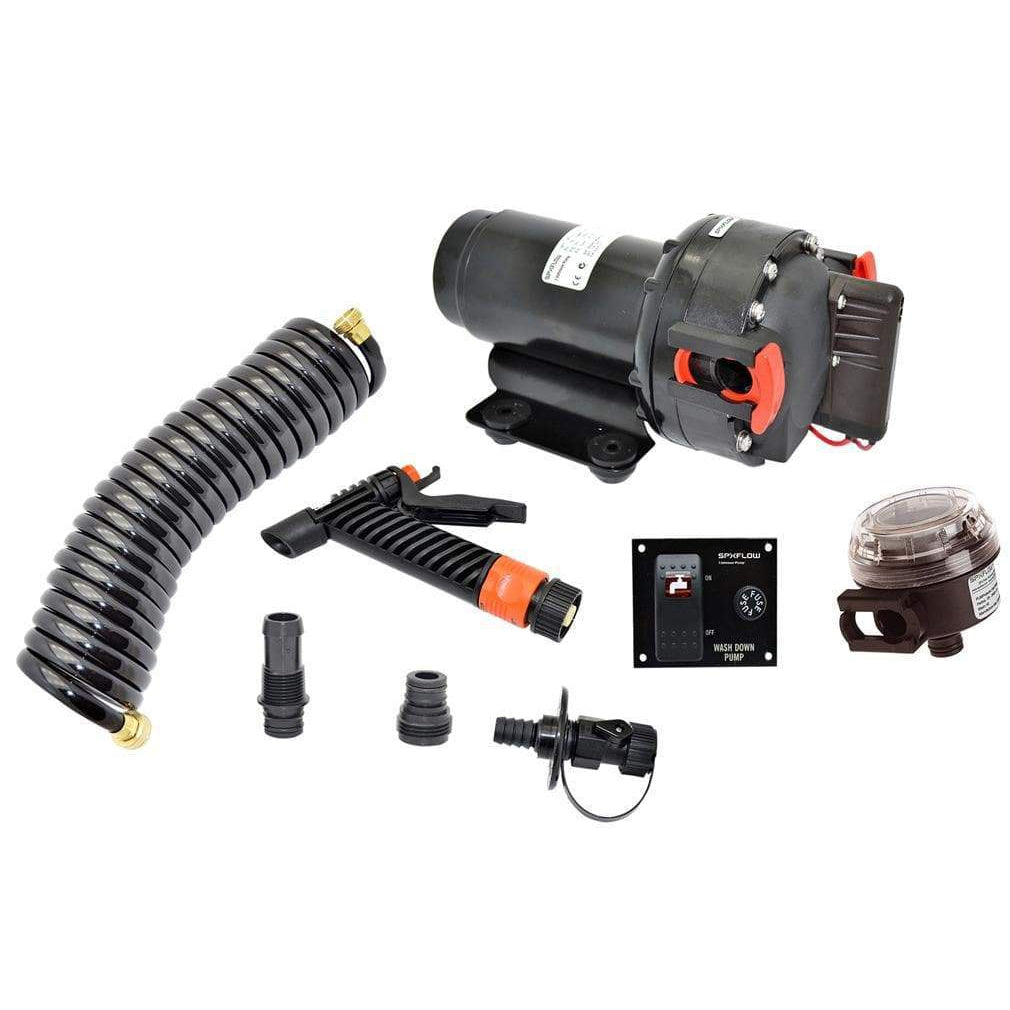 Johnson Pump Qualifies for Free Shipping Johnson Pump Aqua Jet 5.2 GPM Wash Down Pump Kit & Hose 24v #64534-24