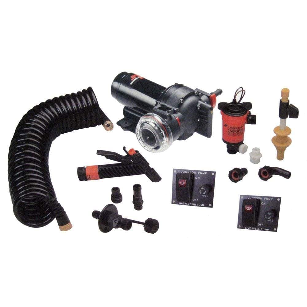 Johnson Pump Qualifies for Free Shipping Johnson Pump Aqua Jet Wash Down Live Well 64634