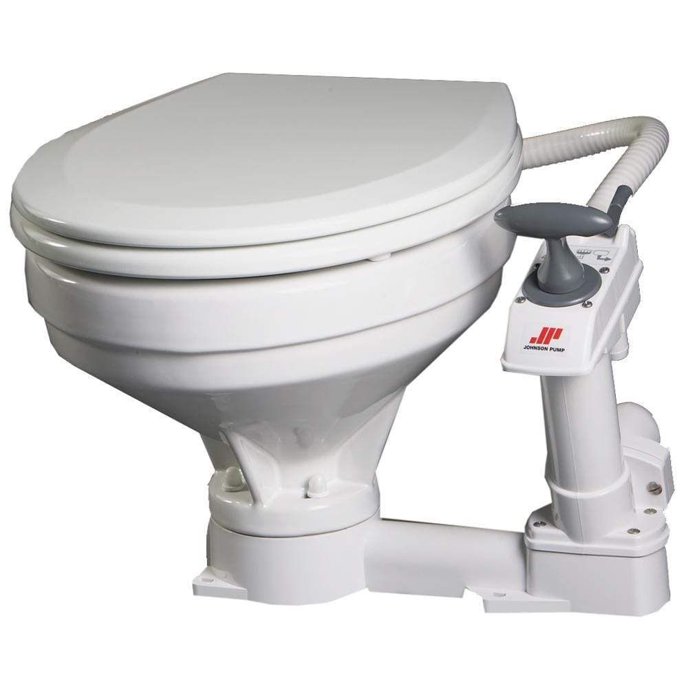 Johnson Pump Qualifies for Free Shipping Johnson Pump Comfort Manual Toilet #80-47230-01