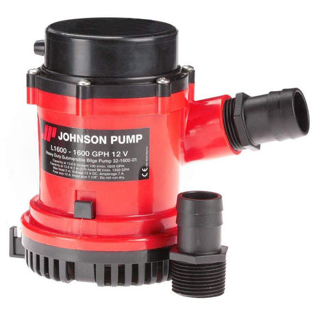 Johnson Pump Qualifies for Free Shipping Johnson Pump Pump Bilge 1600 GPH HD #16004-00