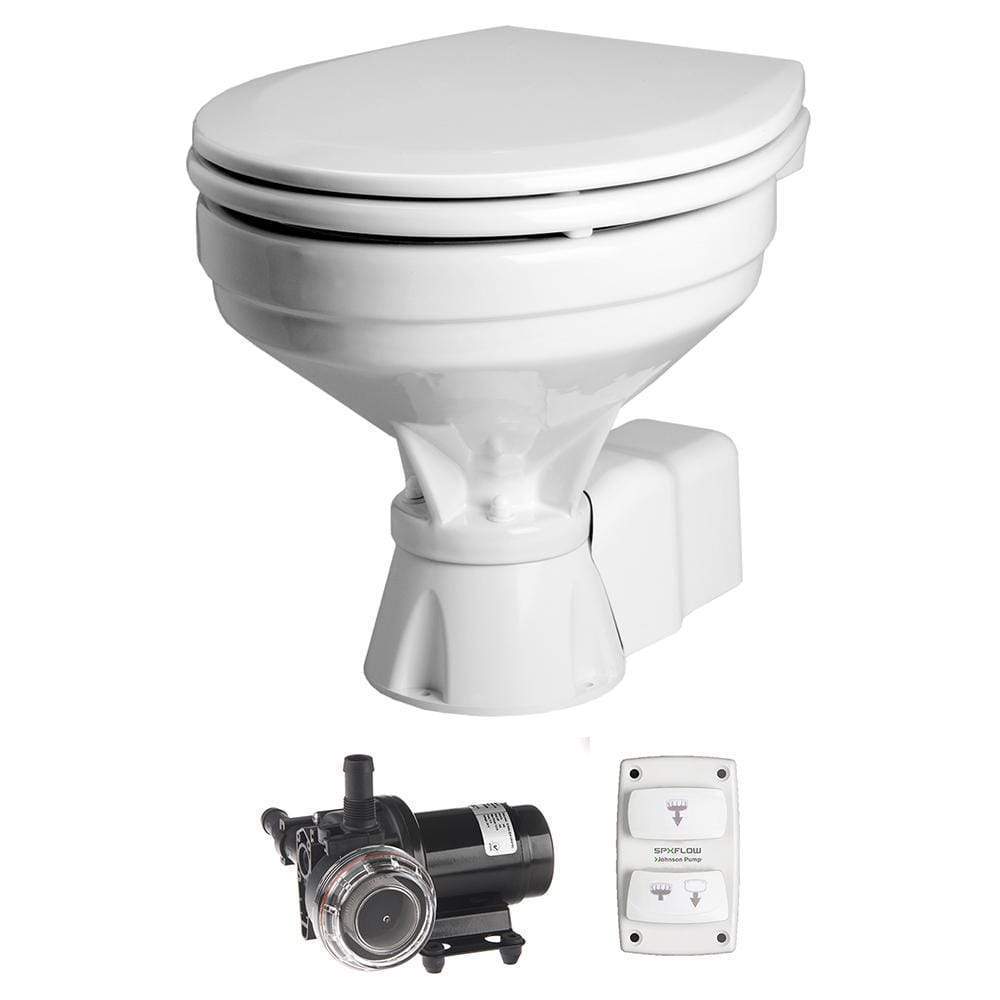 Johnson Pump Solenoid Silent Electric Comfort Toilet 12v #80-47232-03