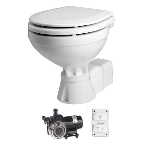Johnson Pump Not Qualified for Free Shipping Johnson Pump Solenoid Silent Electric Compact Toilet 12v #80-47231-03