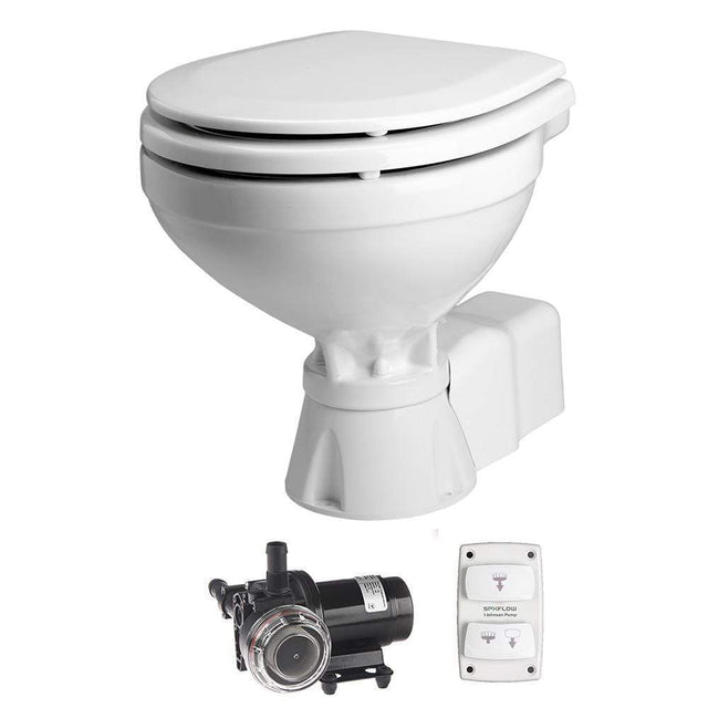 Johnson Pump Not Qualified for Free Shipping Johnson Pump Solenoid Silent Electric Compact Toilet 12v #80-47231-03