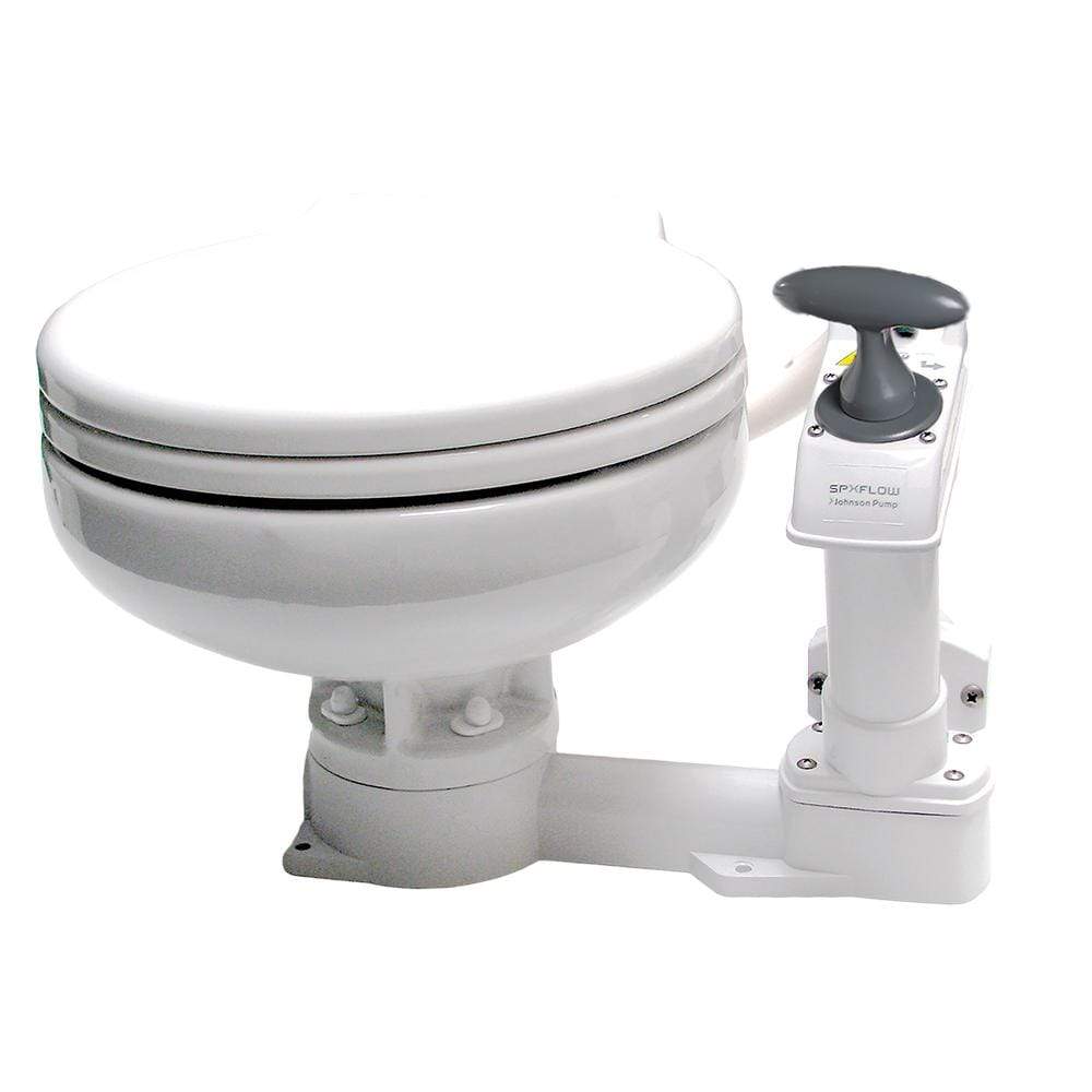 Johnson Pump Qualifies for Free Shipping Johnson Pump Super Compact Manual Toilet #80-47625-01