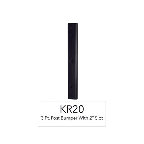 K & R Dock Products In-Store Pickup Only K&R Black Super Cushion 2" Slot #SC-KR20B