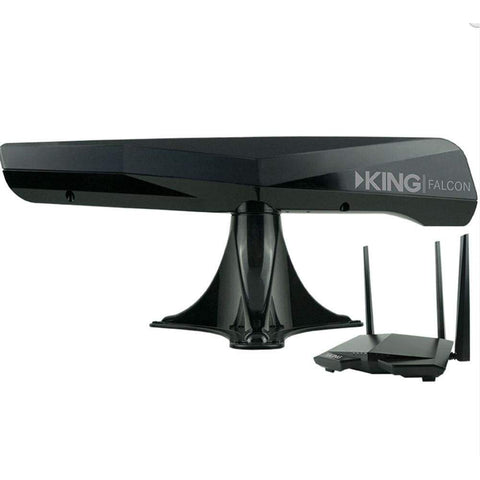 King-Dome Qualifies for Free Shipping King Falcon Directional Wi-Fi Extender Black #KF1001