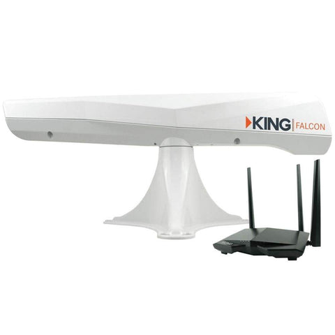 King-Dome Qualifies for Free Shipping King Falcon Directional Wi-Fi Extender White #KF1000