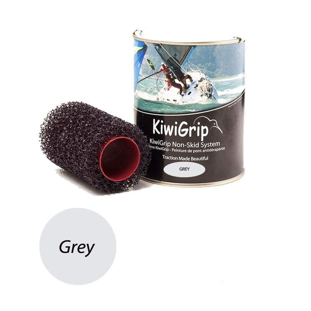 KiwiGrip Qualifies for Free Shipping Kiwigrip Grey 1 Liter Can and 4" Brush Bundle #KG-101-21R