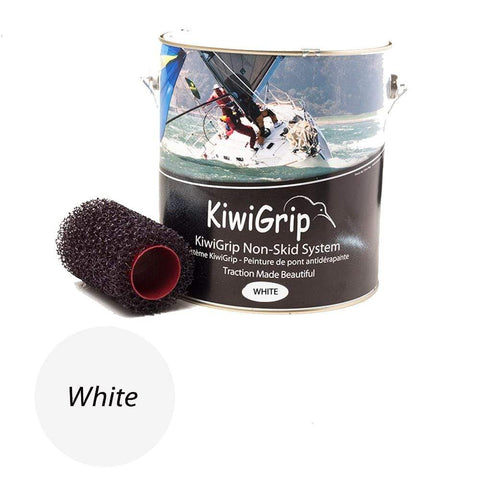 KiwiGrip Qualifies for Free Shipping Kiwigrip White 4 Liter Can and 4" Roller Bundle #KG-101-14R