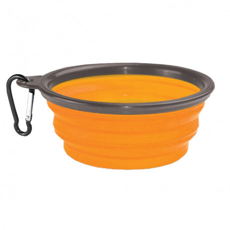 Kuma Outdoor Gear Qualifies for Free Shipping Kuma Outdoor Gear Collapsible Silicone Bowl 1L Orange/Gray #KM-CSB-OG