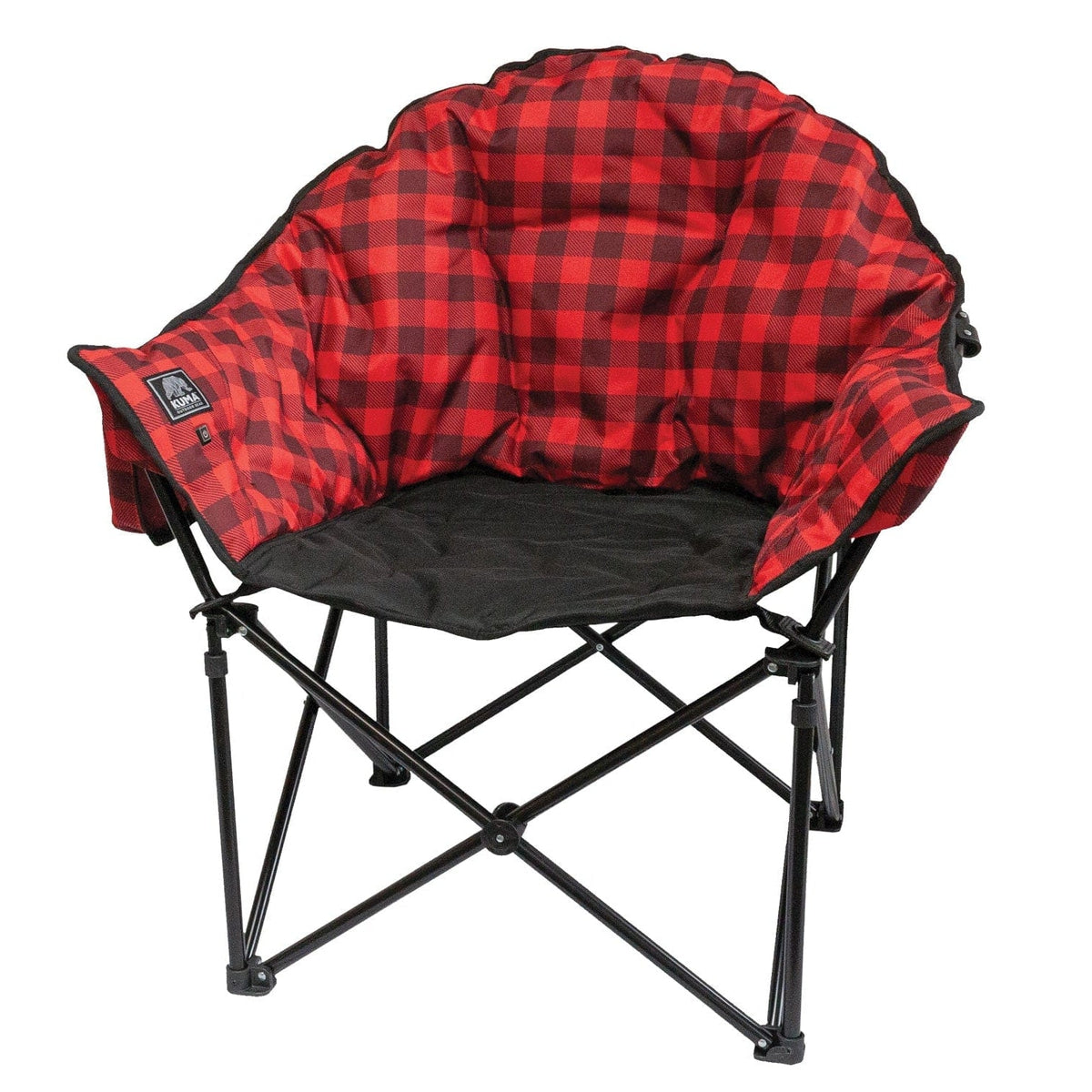 Kuma Outdoor Gear Not Qualified for Free Shipping Kuma Outdoor Gear Heated Lazy Bear Chair with 10,000 mAh Power Bank Red Plaid #KM-LBHCH-RB