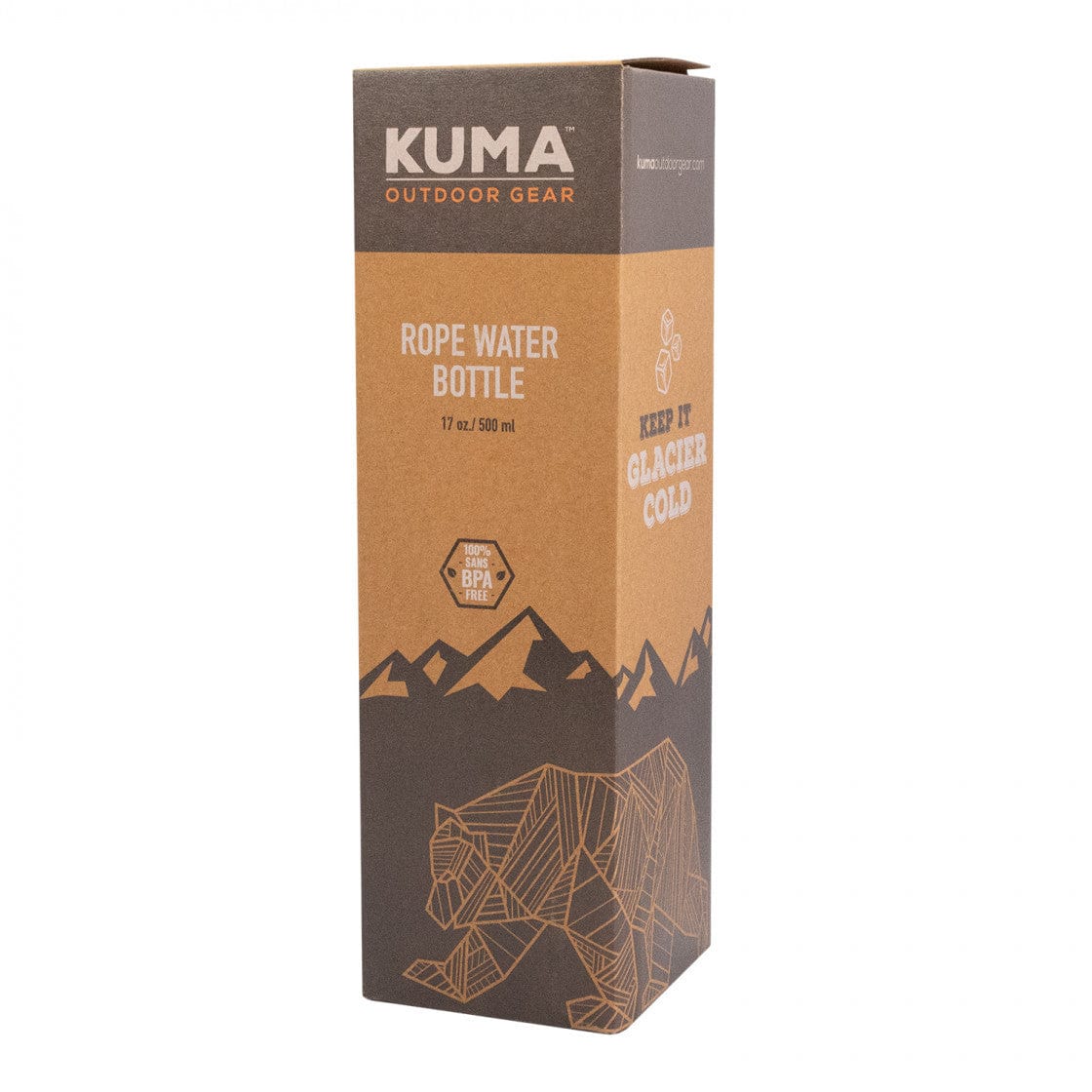Kuma Outdoor Gear Qualifies for Free Shipping Kuma Outdoor Gear Rope Water Bottle 17 oz Black #KM-RWB-BB