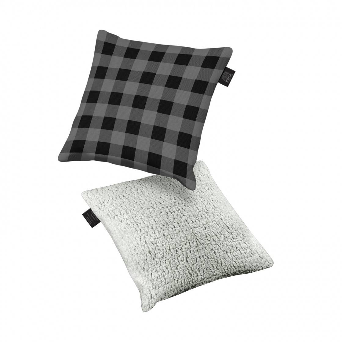 Kuma Outdoor Gear Qualifies for Free Shipping Kuma Outdoor Gear Square Decor Pillow Grey Plaid #858-KM-SDP-GPB