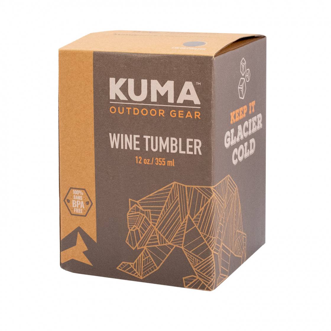 Kuma Outdoor Gear Qualifies for Free Shipping Kuma Outdoor Gear Wine Tumbler 12 oz Orange #KM-WT-ORG