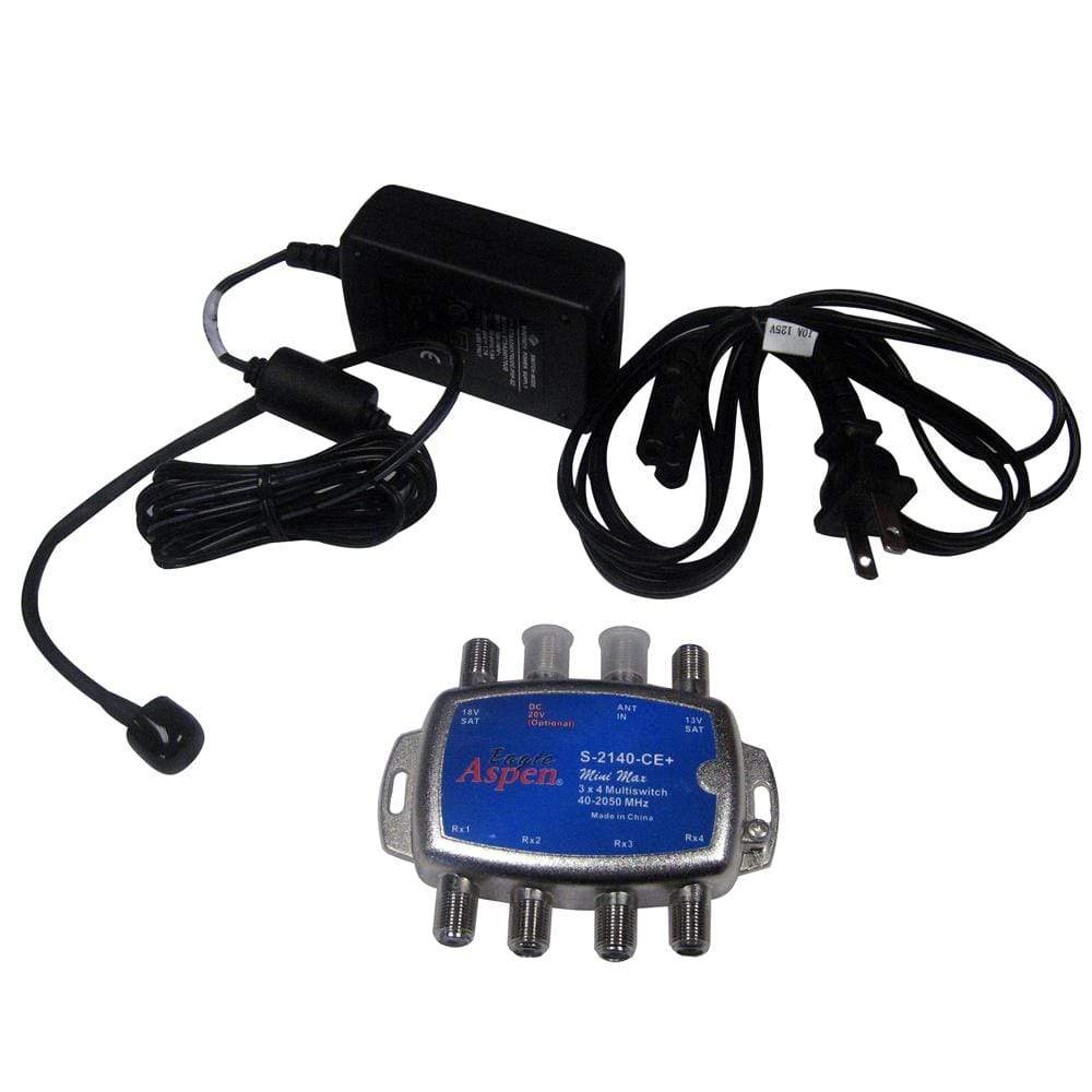 KVH Industries Qualifies for Free Shipping KVH 2x4 Active Multiswitch with Power Supply #72-0310