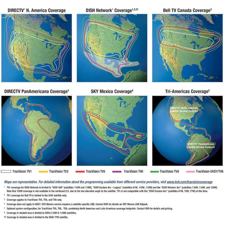 KVH Tracvision TV6 DirecTV Latin America Configuration #01-0369-03