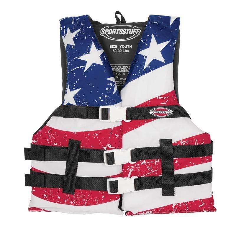 Kwik Tek Qualifies for Free Shipping Kwik Tek Youth Vest Stars & Stripes #10098-03-A-US