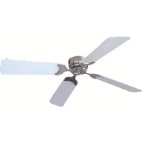 LaSalle Bristol Qualifies for Free Shipping LaSalle Bristol Ceiling Fan Brushed Nickel/White 36