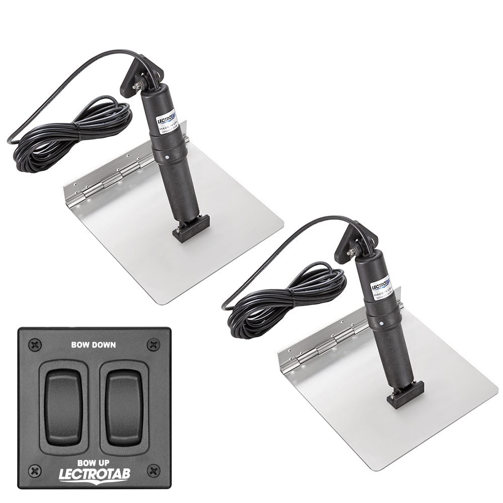 Lectrotab Qualifies for Free Shipping Lectrotab XKA 9x24 Stainless Steel Trim Tab Kit with Rocker #XKAF9X24