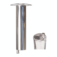 Lee's Tackle Inc. Qualifies for Free Shipping Lee Rod Holder Heavy Duty 0-Degree SS #RH5332V