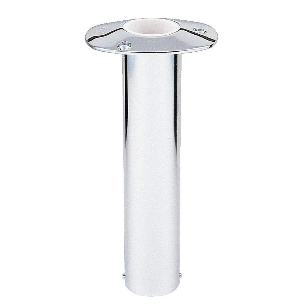 Lee's Tackle Inc. Qualifies for Free Shipping Lee's 0-Degree Stainless Flush-Mount Rod Holder 2.25" OD #RH532VS
