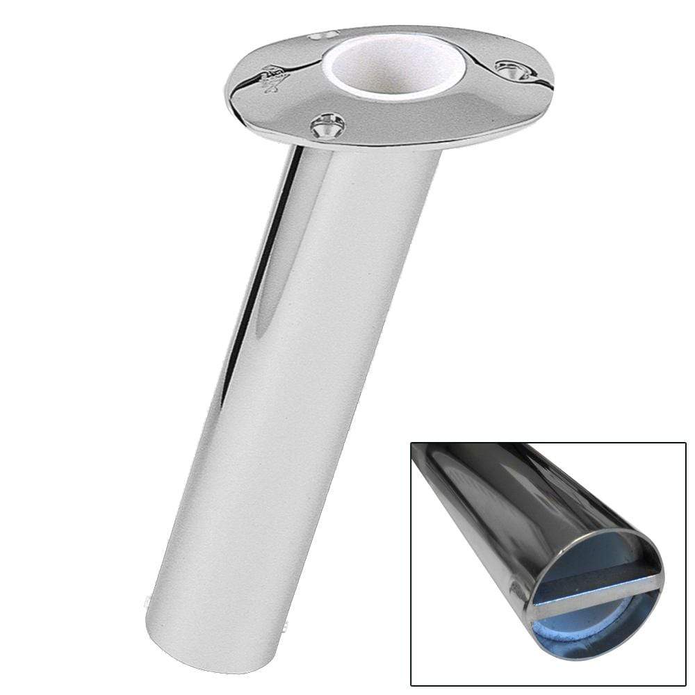 Lee's Tackle Inc. Qualifies for Free Shipping Lee's 15-Degree Stainless HD Bar-Pin Rod Holder 2" OD #RH529HS/XS