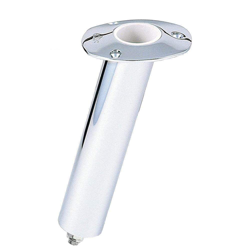 Lee's Tackle Inc. Qualifies for Free Shipping Lee's 15-Degree Stainless Swivel Base Flush-Mount Rod Holder #RH579H