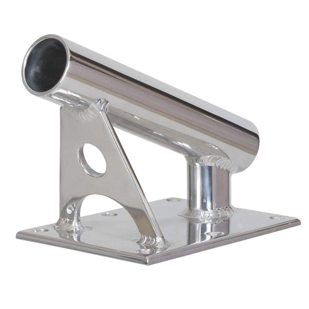 Lee's Tackle Inc. Qualifies for Free Shipping Lee's Center Rigger Holder 22 Deg 1.5" Tripod Bright Silver #MX7001CR