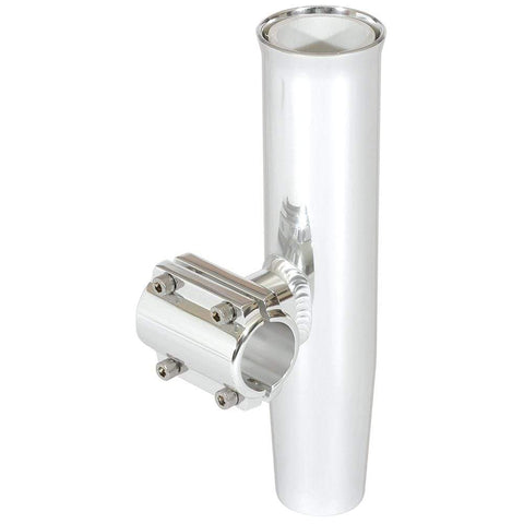 Lee's Tackle Inc. Qualifies for Free Shipping Lee's Clamp-On Rod Holder Silver Alum Horiz Mount 2.375" OD #RA5205SL