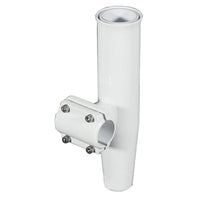 Lee's Tackle Inc. Qualifies for Free Shipping Lee's Clamp-On Rod Holder White Alum Horiz Pipe Size #3 #RA5203WH