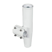 Lee's Tackle Inc. Qualifies for Free Shipping Lee's Clamp-On Rod Holder White Alum Horiz Pipe Size #4 #RA5204WH