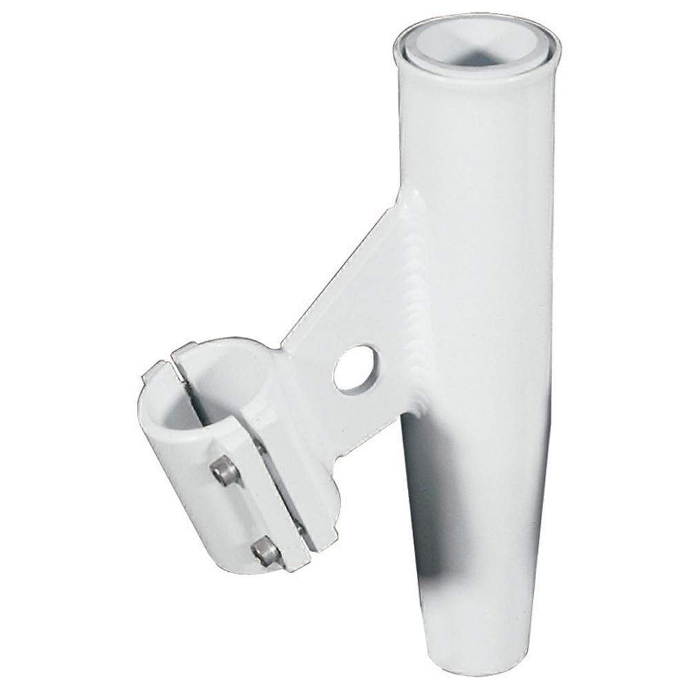 Lee's Tackle Inc. Qualifies for Free Shipping Lee's Clamp-On Rod Holder White Alum Vert Pipe Size #2 #RA5002WH