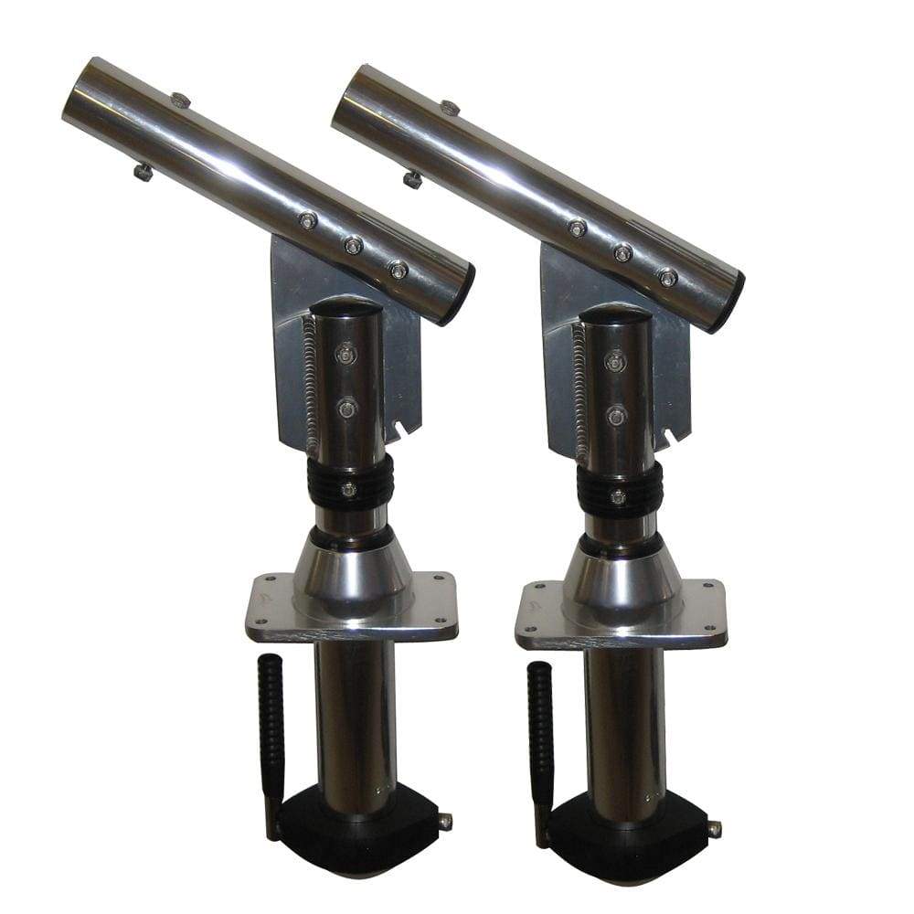 Lee's Tackle Inc. Qualifies for Free Shipping Lee's Sidewinder Bolt-In Outrigger Mount Lay-Down Version Silver #SW9300