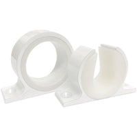 Lee's Tackle Inc. Qualifies for Free Shipping Lee's Single Rod Rack Set White Powder Coat Finish #MC70WH