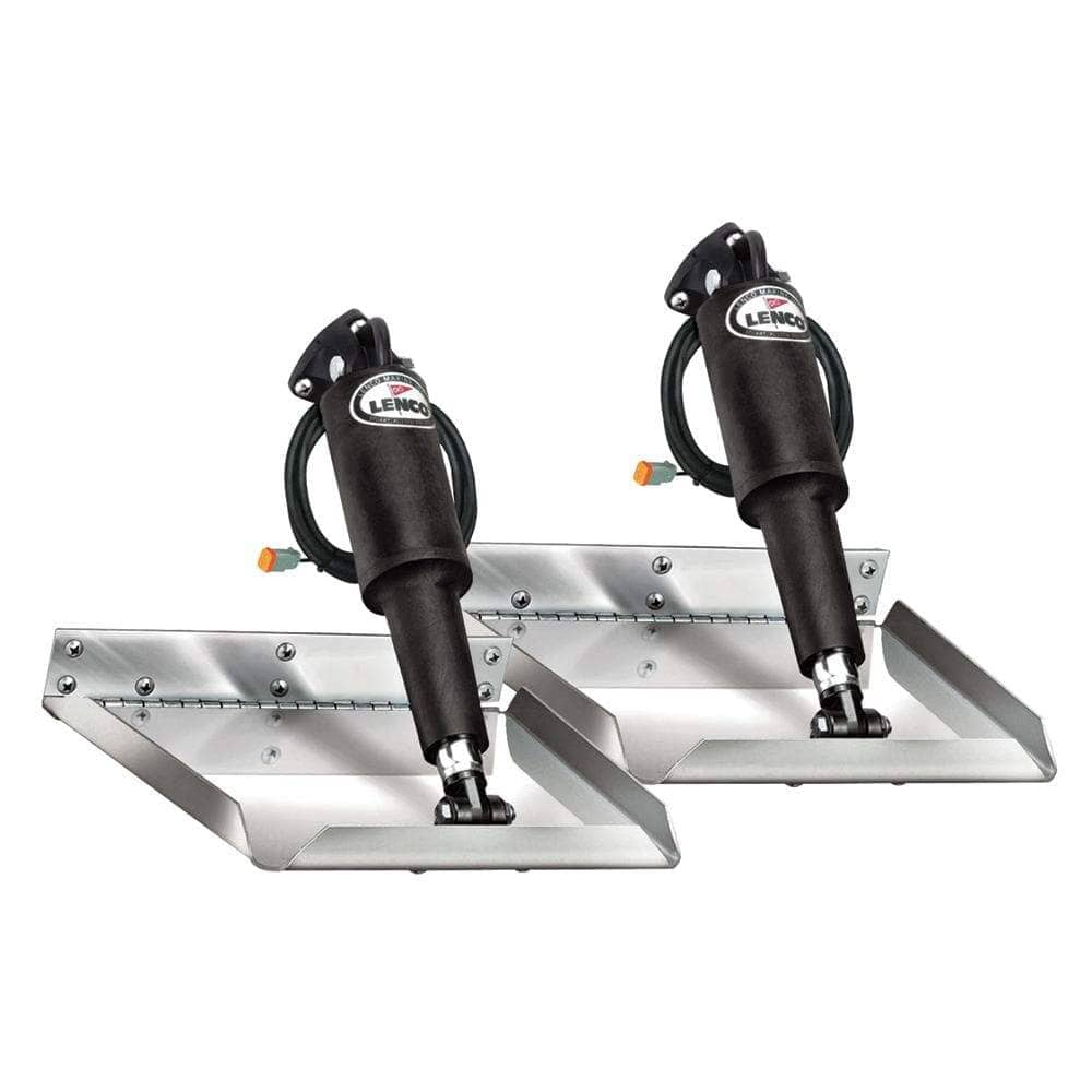Lenco Marine Qualifies for Free Shipping Lenco 12" x 12" Electro Polished Edgemount Trim Tab Kit #15116-101