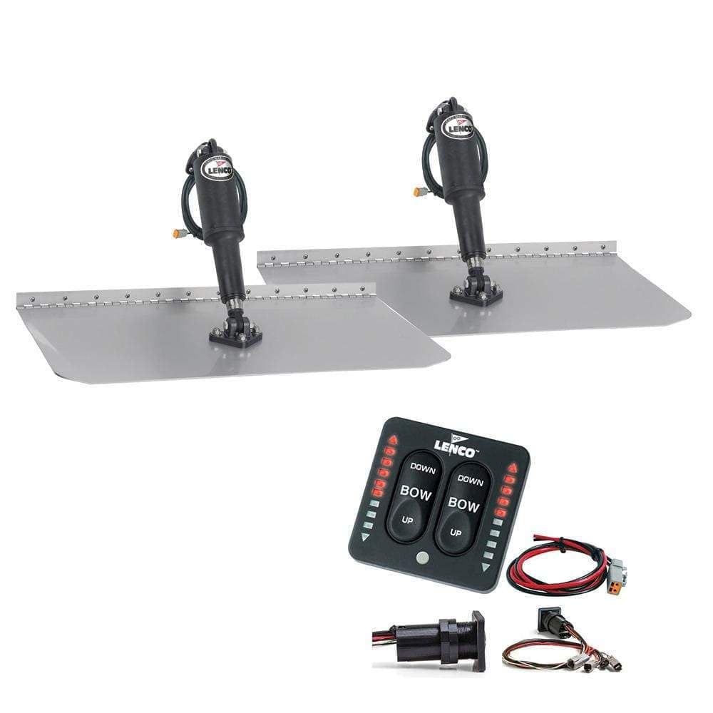 Lenco Marine Qualifies for Free Shipping Lenco 12" x 18" Trim Tab Kit with Indicator Switch #TT12X18I