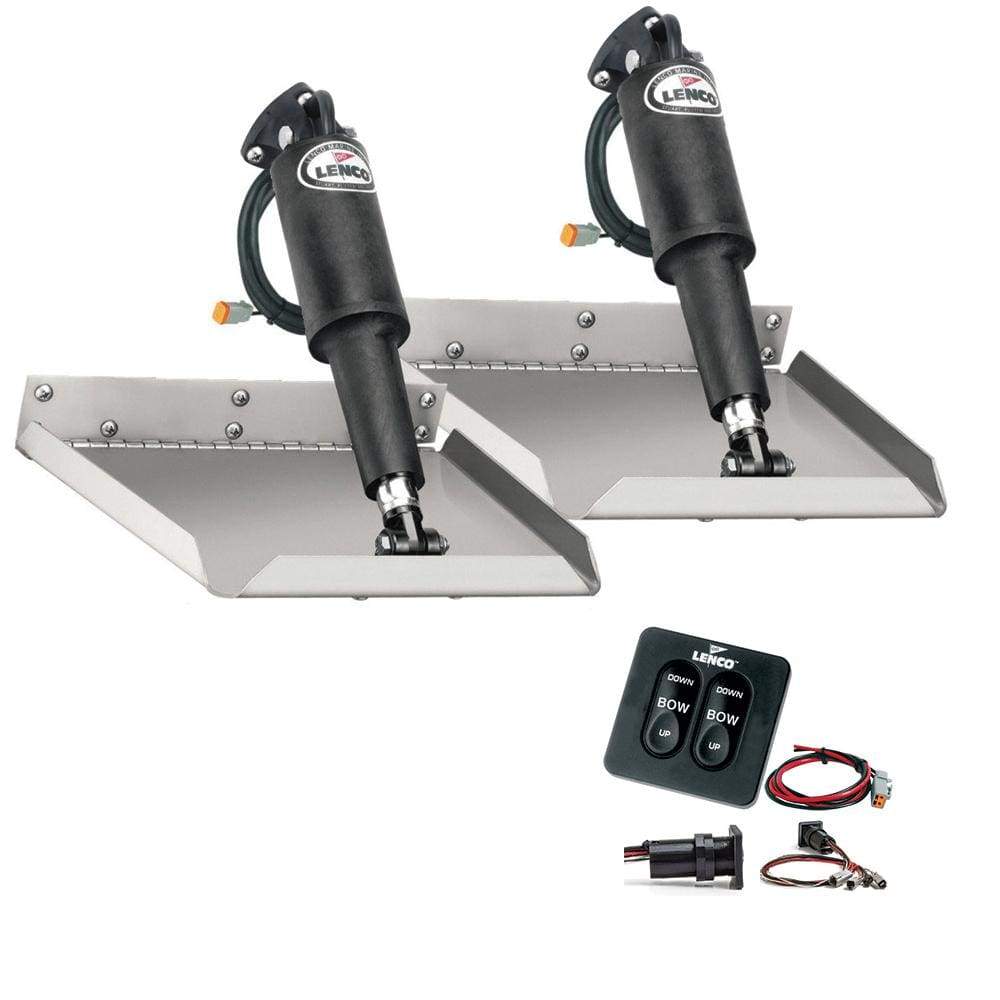 Lenco Marine Qualifies for Free Shipping Lenco 12" x 9" Edgemount Kit with Tactile Switch #TT12X9E
