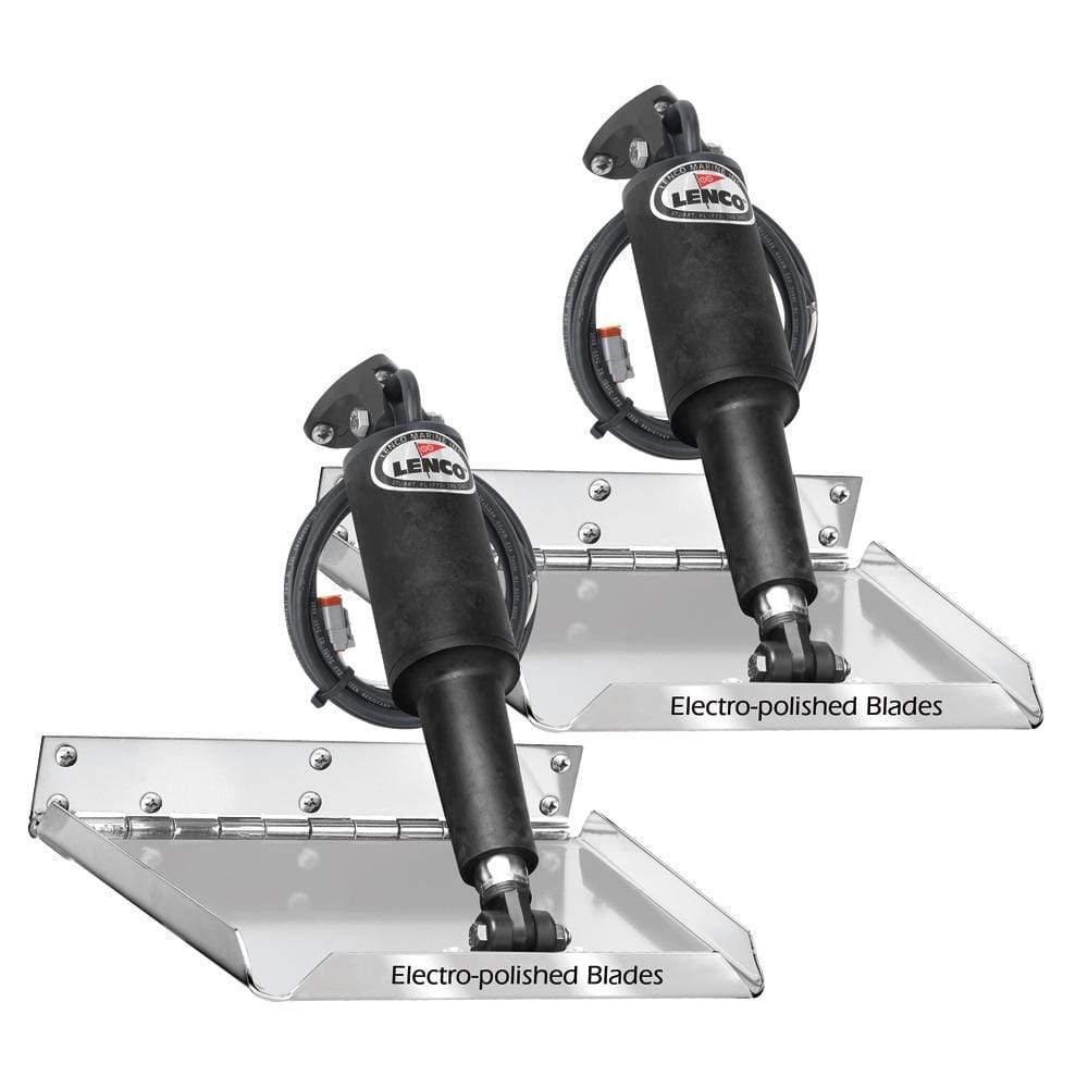 Lenco Marine Qualifies for Free Shipping Lenco 16" x 12" Racing Tab Kit without Switch RT16X12NS #15039-101