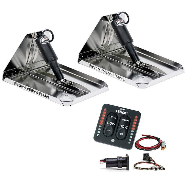Lenco Marine Not Qualified for Free Shipping Lenco 17" x 12" Extreme Duty Performance Tab Kit with #RT17X12XDI