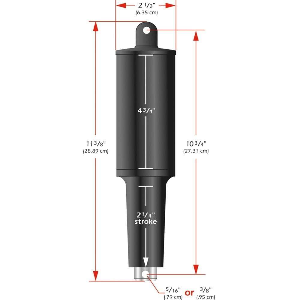 Lenco Marine Qualifies for Free Shipping Lenco 24v 2-1/4" Stroke Extreme Duty 3/8" Hardware #15063-001