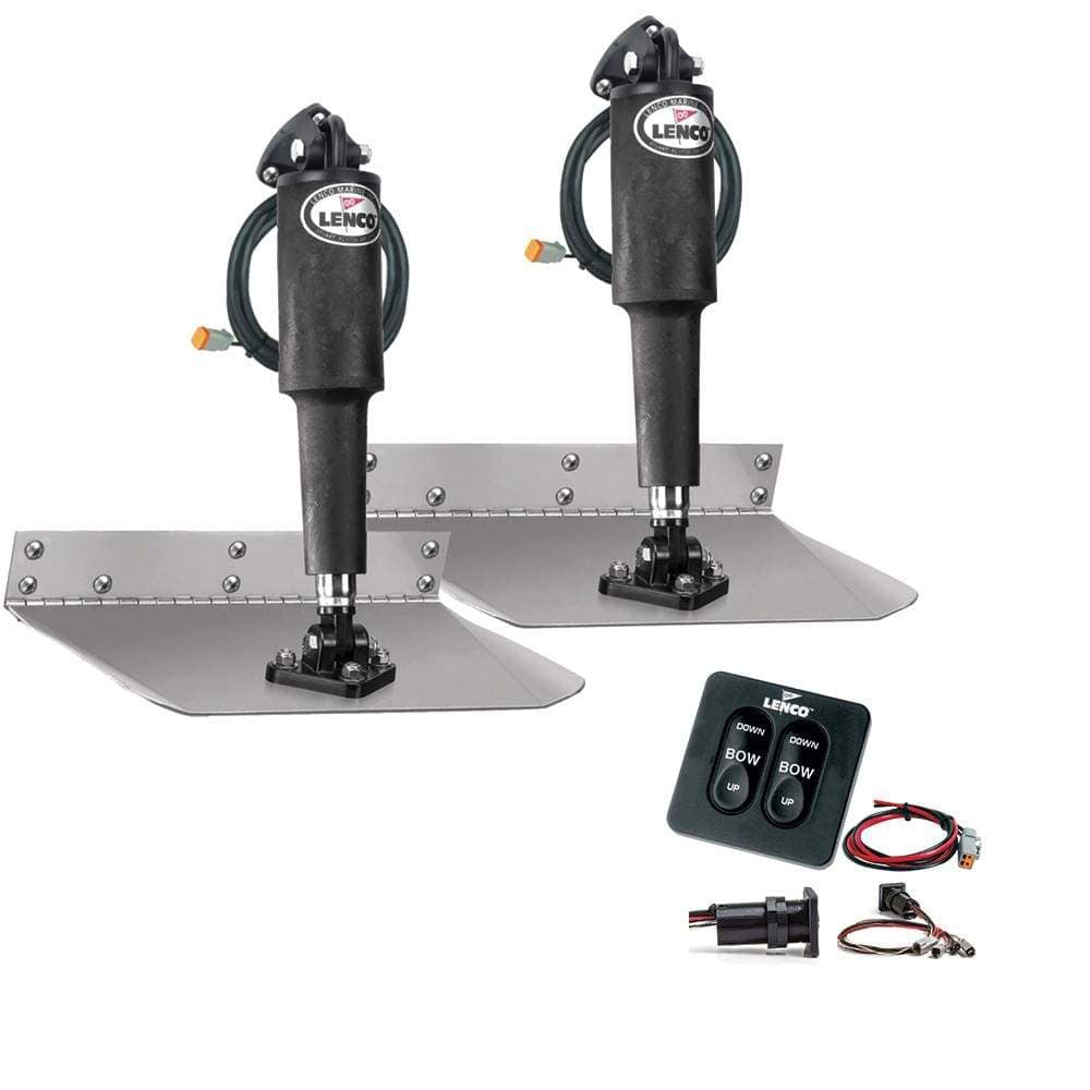 Lenco Marine Qualifies for Free Shipping Lenco 9" x 24" Trim Tab Kit with Tactile Switch #TT9X24