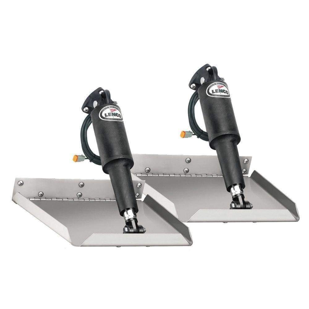Lenco 9" x 9" Edgemount Trim Tab Kit without Switch Kit 12v #15013-101
