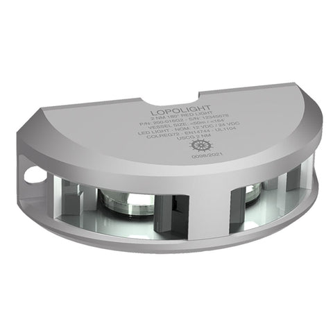 Lopolight Qualifies for Free Shipping Lopolight 180-Degree White Nav Light 2nm 6m Cable #200-024G2 6M