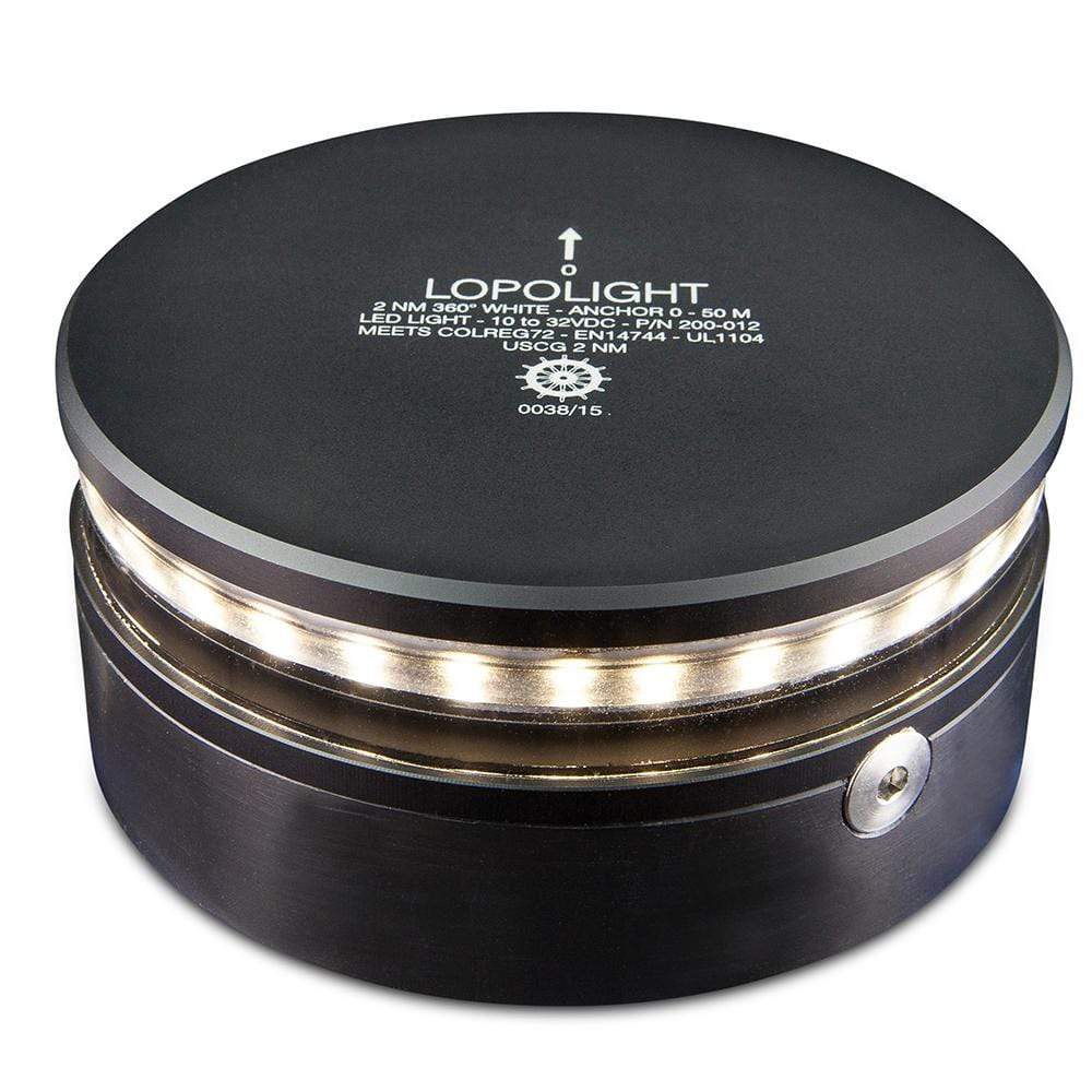 Lopolight Qualifies for Free Shipping Lopolight 360-Degree Anchor Light Black Housing 15m Cable #200-012-B-15M
