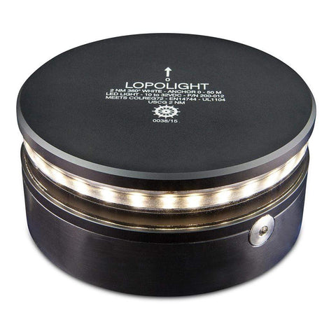 Lopolight Qualifies for Free Shipping Lopolight 360-Degree Anchor Light Black Housing 15m Cable #200-012-B-15M