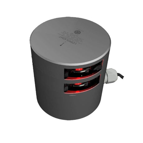 Lopolight Qualifies for Free Shipping Lopolight Double Red Port Sidelight 3nm Silver Housing #301-109ST