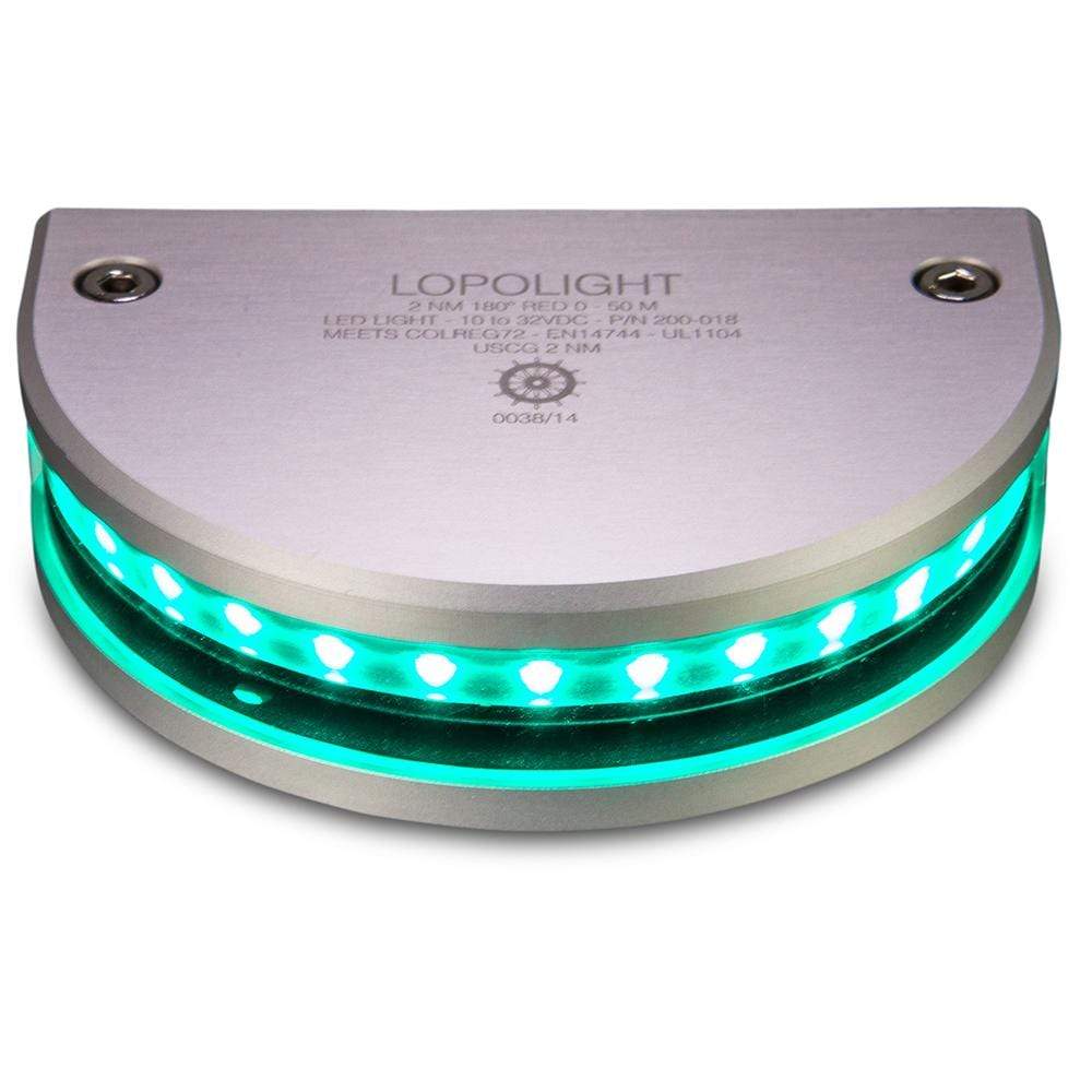 Lopolight Qualifies for Free Shipping Lopolight Green 180-Degree Navigation Light 2nm #200-018