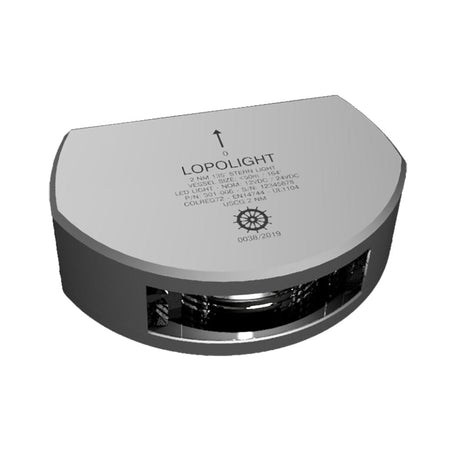 Lopolight Qualifies for Free Shipping Lopolight Stern Light 2nm 6m Cable Silver Housing #301-006-6M