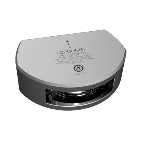Lopolight Qualifies for Free Shipping Lopolight Stern Light 2nm 6m Cable Silver Housing #301-006-6M